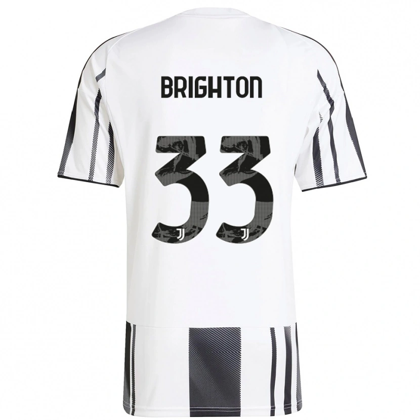 Danxen Mujer Camiseta Abi Brighton #33 Blanco Negro 1ª Equipación 2025/26 La Camisa