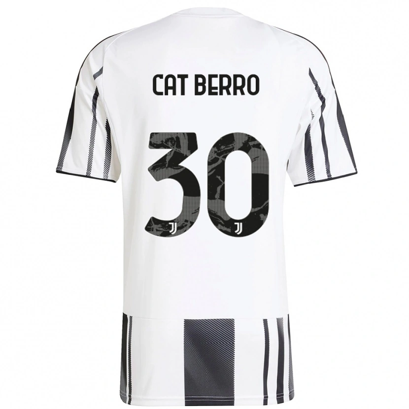 Danxen Mujer Camiseta Simone Cat Berro #30 Blanco Negro 1ª Equipación 2025/26 La Camisa