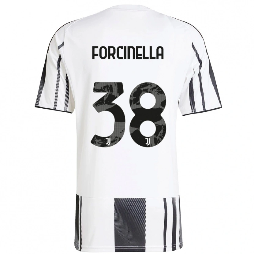 Danxen Mujer Camiseta Camilla Forcinella #38 Blanco Negro 1ª Equipación 2025/26 La Camisa