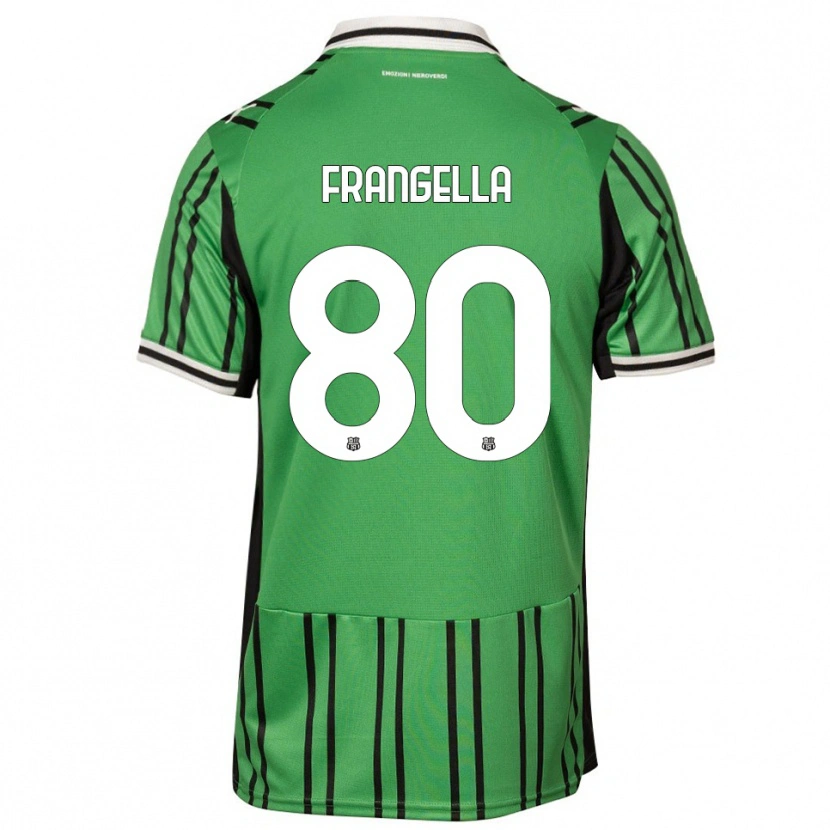Danxen Mujer Camiseta Christian Frangella #80 Verde Negro 1ª Equipación 2025/26 La Camisa