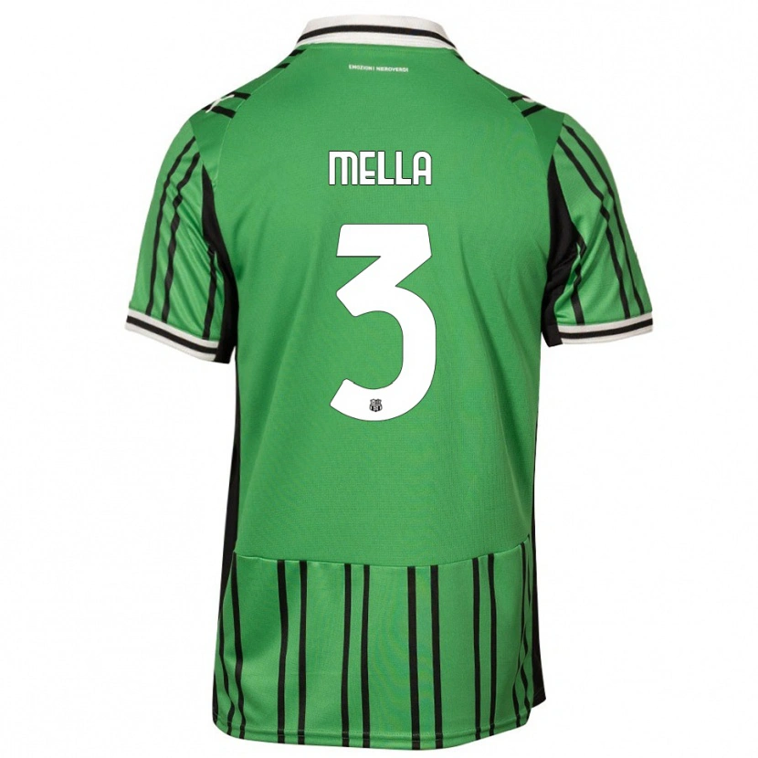 Danxen Mujer Camiseta Sara Mella #3 Verde Negro 1ª Equipación 2025/26 La Camisa