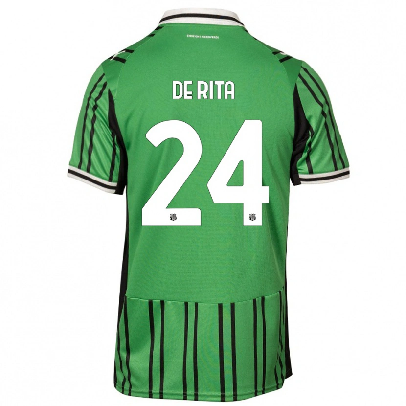 Danxen Mujer Camiseta Aurora De Rita #24 Verde Negro 1ª Equipación 2025/26 La Camisa