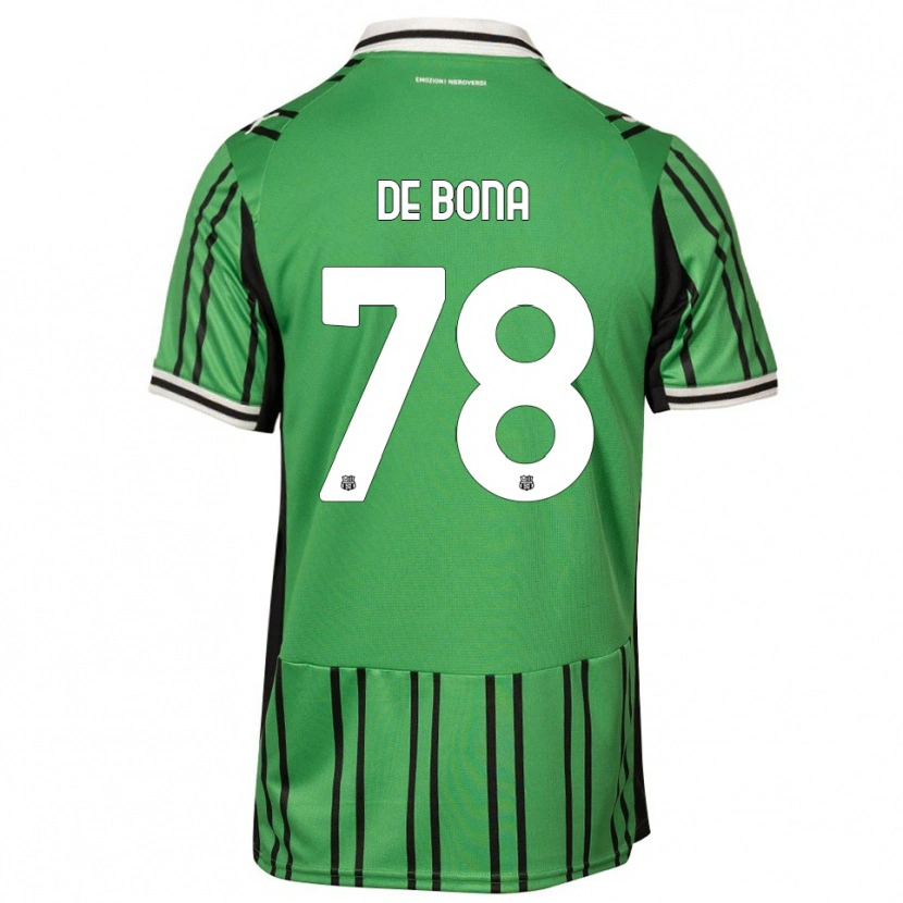 Danxen Mujer Camiseta Francesca De Bona #78 Verde Negro 1ª Equipación 2025/26 La Camisa