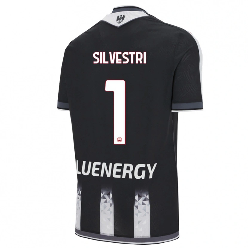 Danxen Mujer Camiseta Marco Silvestri #1 Negro Blanco 1ª Equipación 2025/26 La Camisa