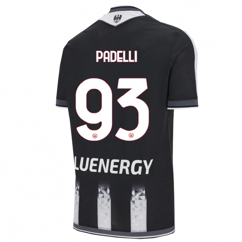 Danxen Mujer Camiseta Daniele Padelli #93 Negro Blanco 1ª Equipación 2025/26 La Camisa