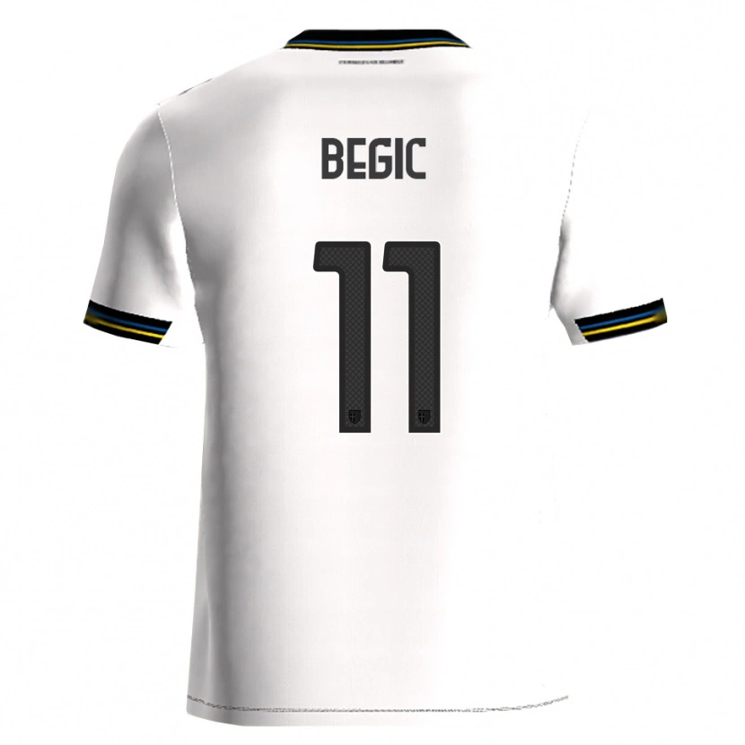 Danxen Mujer Camiseta Tjas Begic #11 Blanco Negro 1ª Equipación 2025/26 La Camisa