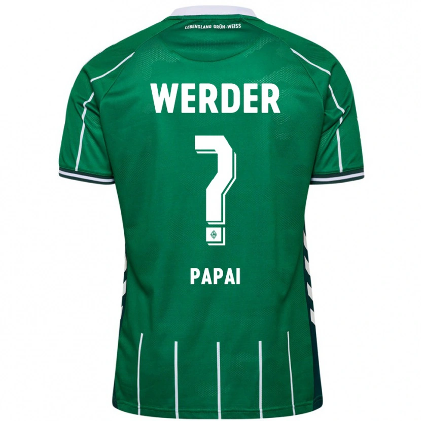 Danxen Mujer Camiseta Emőke Pápai #0 Verde Blanco 1ª Equipación 2025/26 La Camisa
