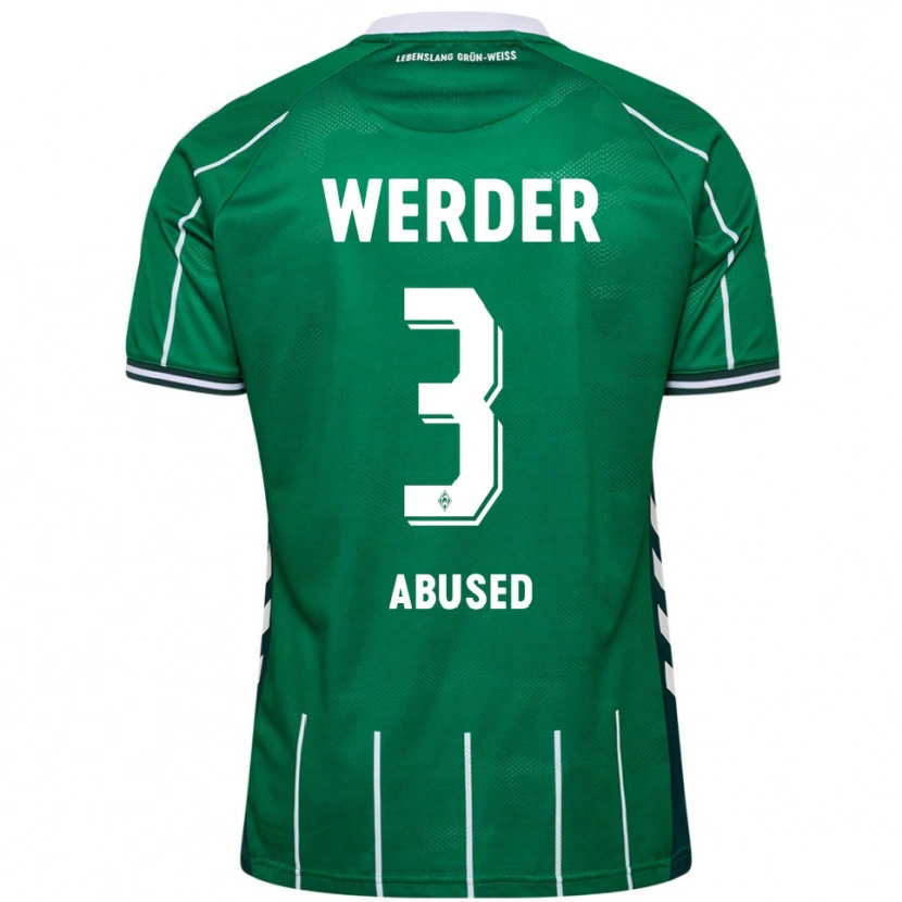 Danxen Mujer Camiseta Dlges Abused #3 Verde Blanco 1ª Equipación 2025/26 La Camisa