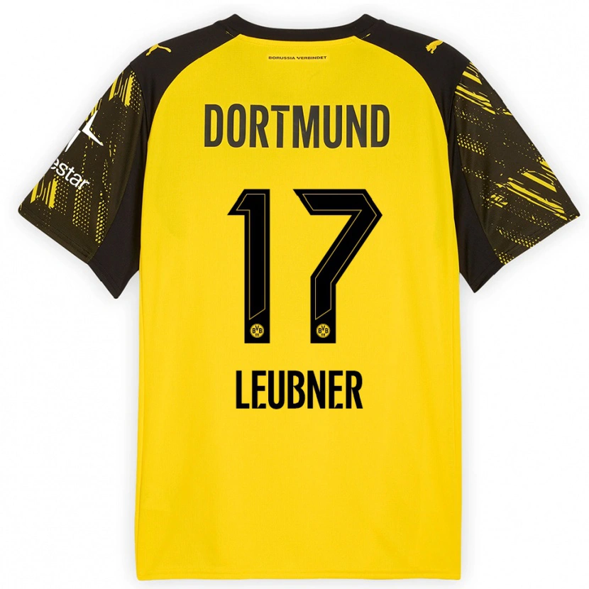 Danxen Mujer Camiseta Ronja Leubner #17 Amarillo Negro 1ª Equipación 2025/26 La Camisa