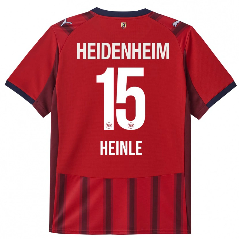 Danxen Mujer Camiseta Paul Heinle #15 Rojo Marino 1ª Equipación 2025/26 La Camisa