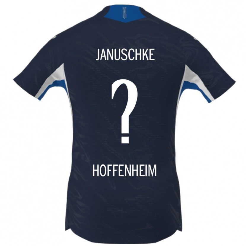 Danxen Mujer Camiseta Tim Januschke #0 Marino Blanco 1ª Equipación 2025/26 La Camisa