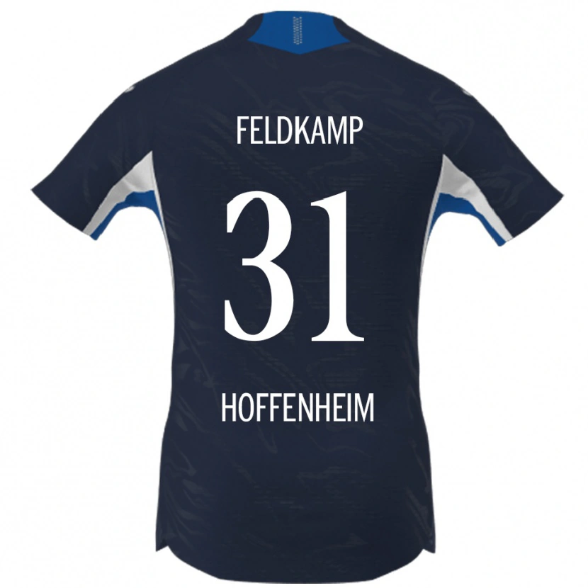 Danxen Mujer Camiseta Jana Feldkamp #31 Marino Blanco 1ª Equipación 2025/26 La Camisa
