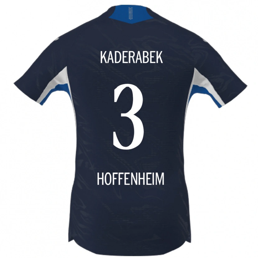 Danxen Mujer Camiseta Pavel Kaderabek #3 Marino Blanco 1ª Equipación 2025/26 La Camisa