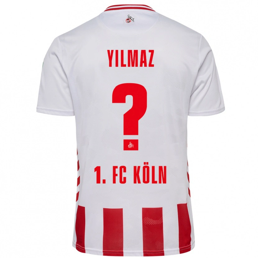 Danxen Mujer Camiseta Abdul-Malik Yilmaz #0 Blanco Rojo 1ª Equipación 2025/26 La Camisa