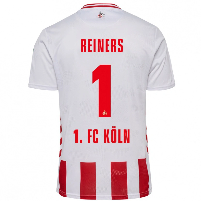Danxen Mujer Camiseta Leonard Reiners #1 Blanco Rojo 1ª Equipación 2025/26 La Camisa