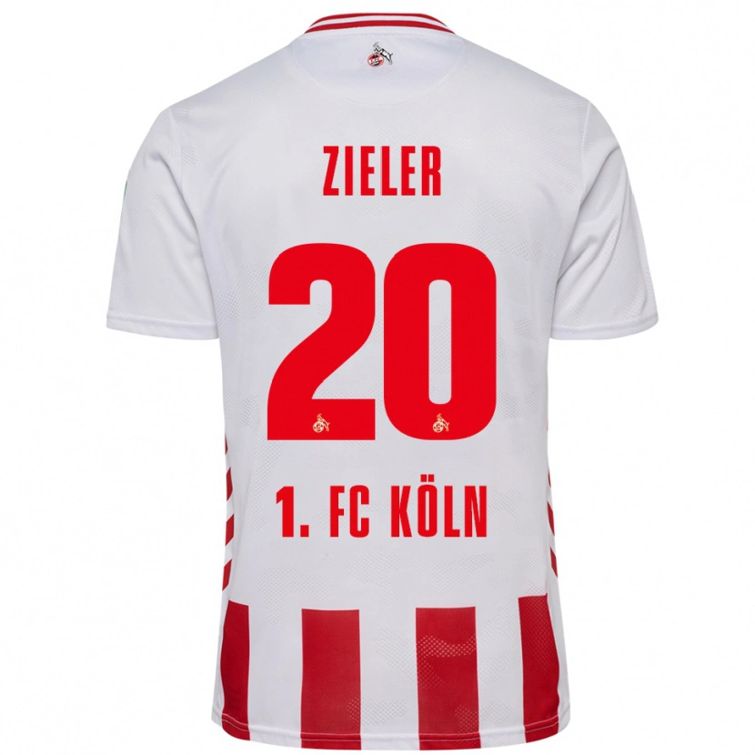 Danxen Mujer Camiseta Ron-Robert Zieler #20 Blanco Rojo 1ª Equipación 2025/26 La Camisa