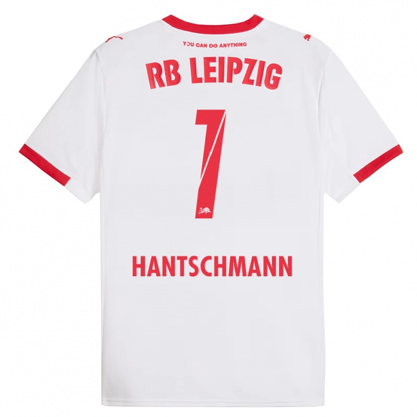 Danxen Mujer Camiseta Franz Hantschmann #1 Blanco Rojo 1ª Equipación 2025/26 La Camisa