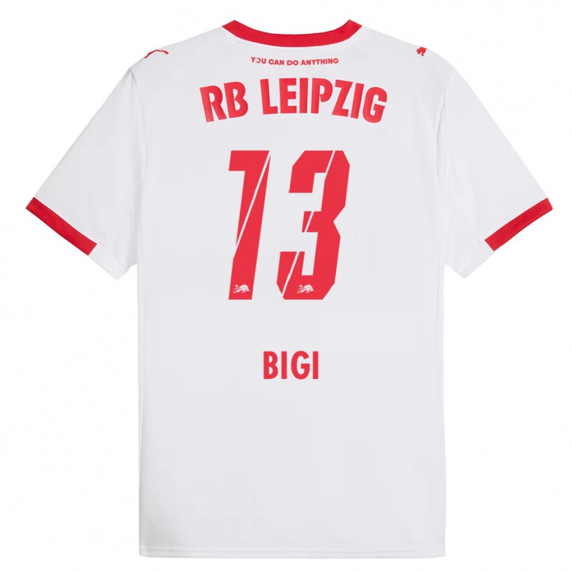Danxen Mujer Camiseta Samim Bigi #13 Blanco Rojo 1ª Equipación 2025/26 La Camisa