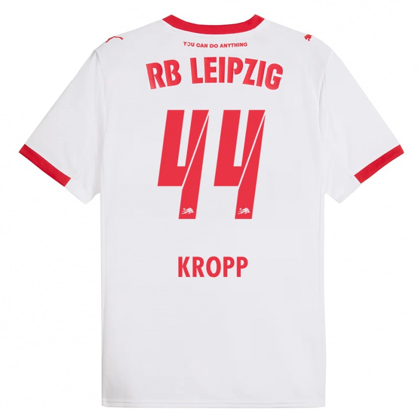 Danxen Mujer Camiseta Mirja Kropp #44 Blanco Rojo 1ª Equipación 2025/26 La Camisa