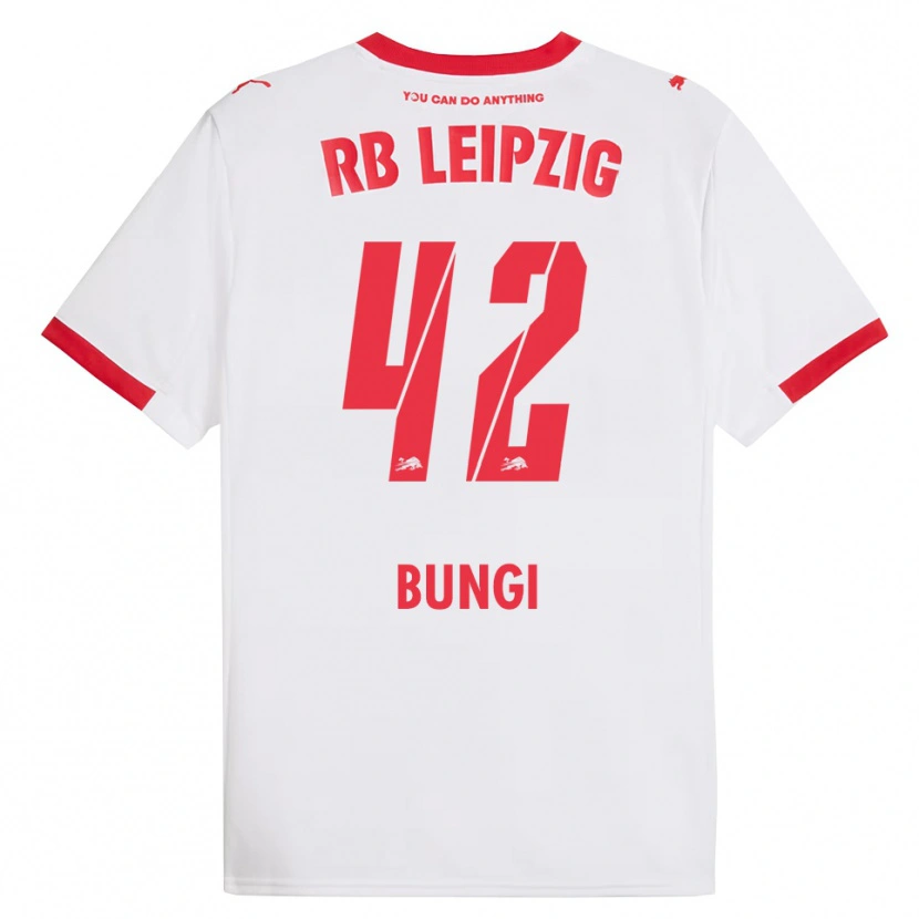 Danxen Mujer Camiseta Joyeux Masanka Bungi #42 Blanco Rojo 1ª Equipación 2025/26 La Camisa