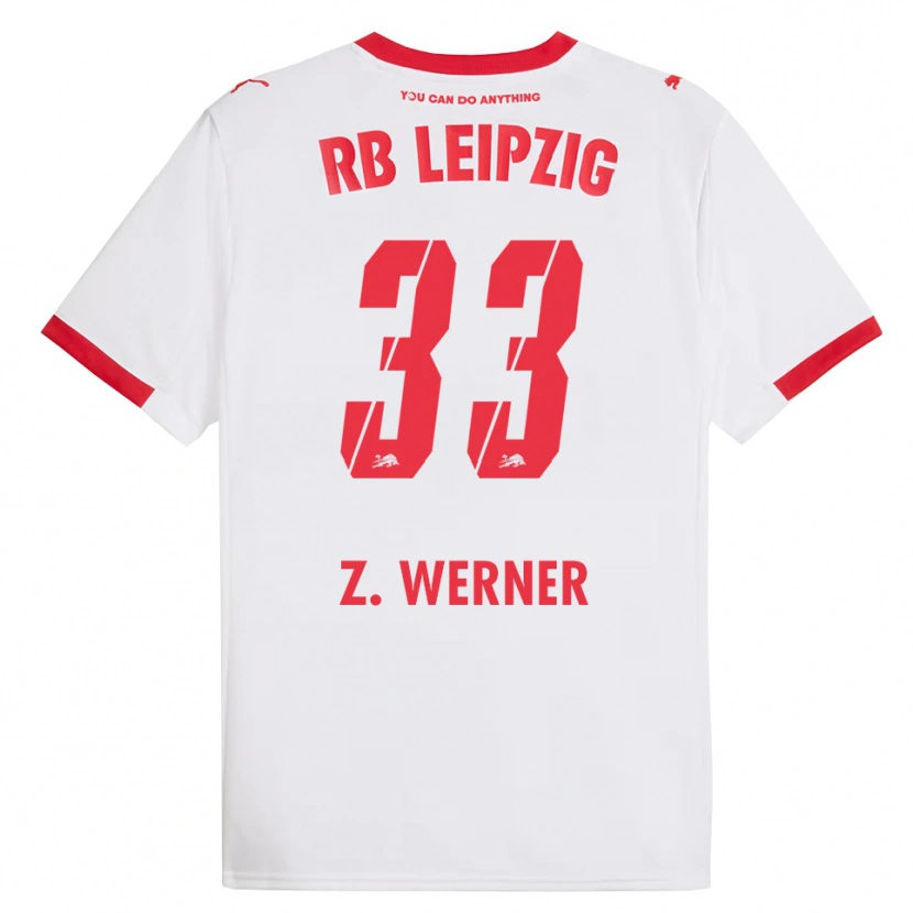 Danxen Mujer Camiseta Zoé Werner #33 Blanco Rojo 1ª Equipación 2025/26 La Camisa