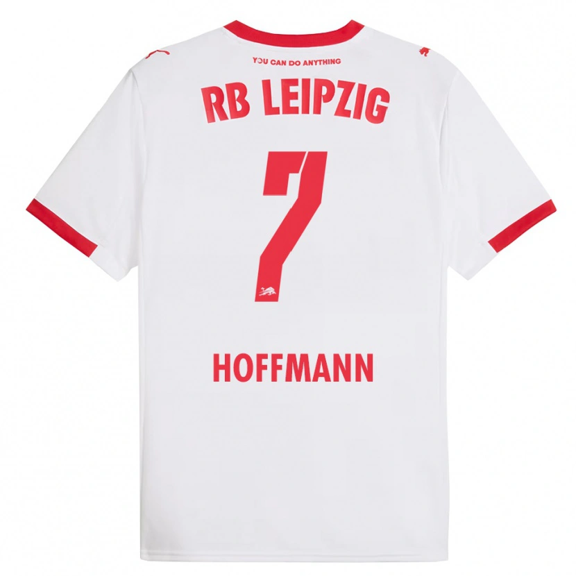 Danxen Mujer Camiseta Giovanna Hoffmann #7 Blanco Rojo 1ª Equipación 2025/26 La Camisa