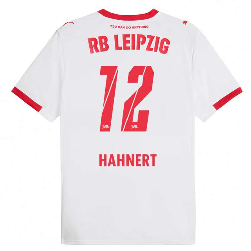 Danxen Mujer Camiseta Ole Hähnert #12 Blanco Rojo 1ª Equipación 2025/26 La Camisa