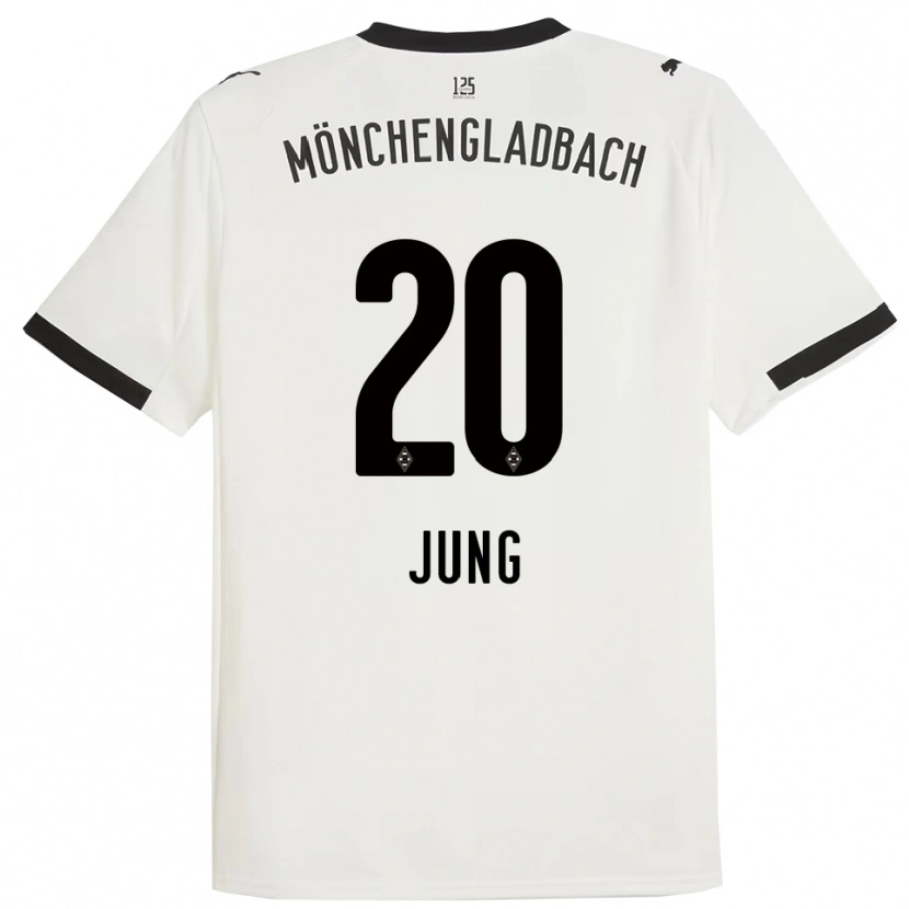 Danxen Mujer Camiseta In-Gyom Jung #20 Blanco Negro 1ª Equipación 2025/26 La Camisa