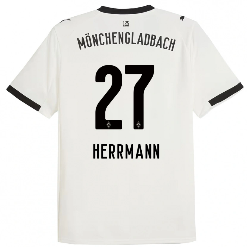 Danxen Mujer Camiseta Michelle Herrmann #27 Blanco Negro 1ª Equipación 2025/26 La Camisa