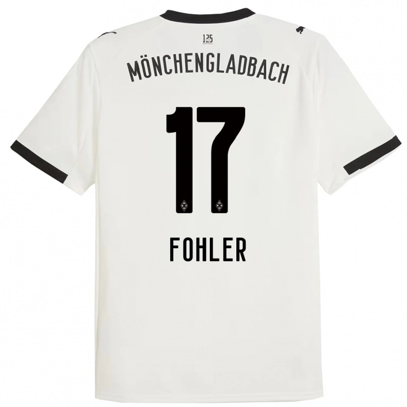 Danxen Mujer Camiseta Selma Fohler #17 Blanco Negro 1ª Equipación 2025/26 La Camisa
