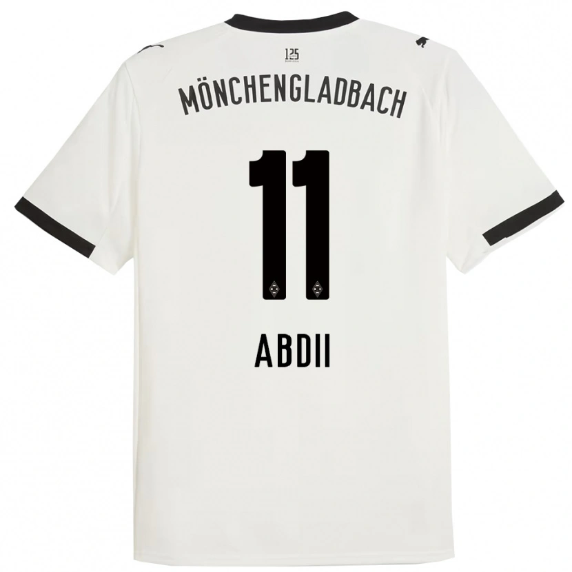 Danxen Mujer Camiseta Alina Abdii #11 Blanco Negro 1ª Equipación 2025/26 La Camisa