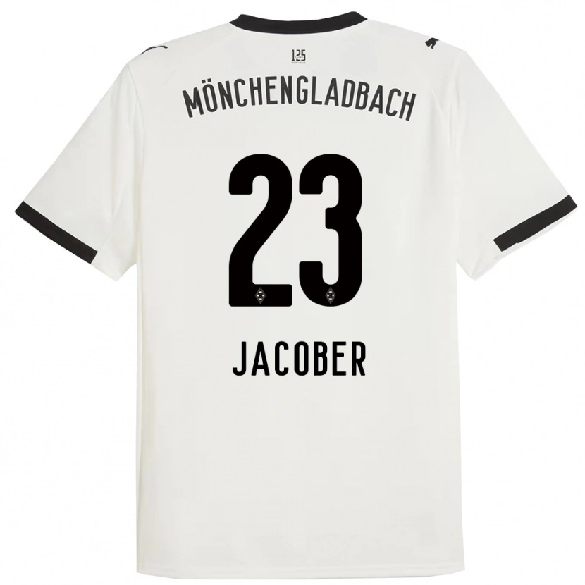 Danxen Mujer Camiseta Magdalena Jacober #23 Blanco Negro 1ª Equipación 2025/26 La Camisa