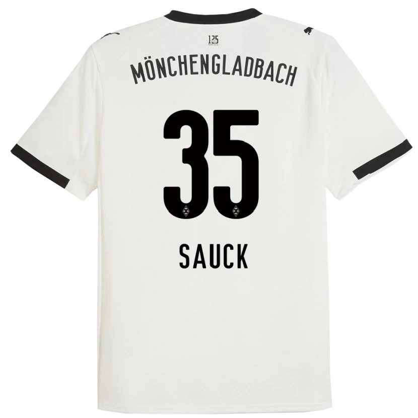Danxen Mujer Camiseta Kilian Sauck #35 Blanco Negro 1ª Equipación 2025/26 La Camisa