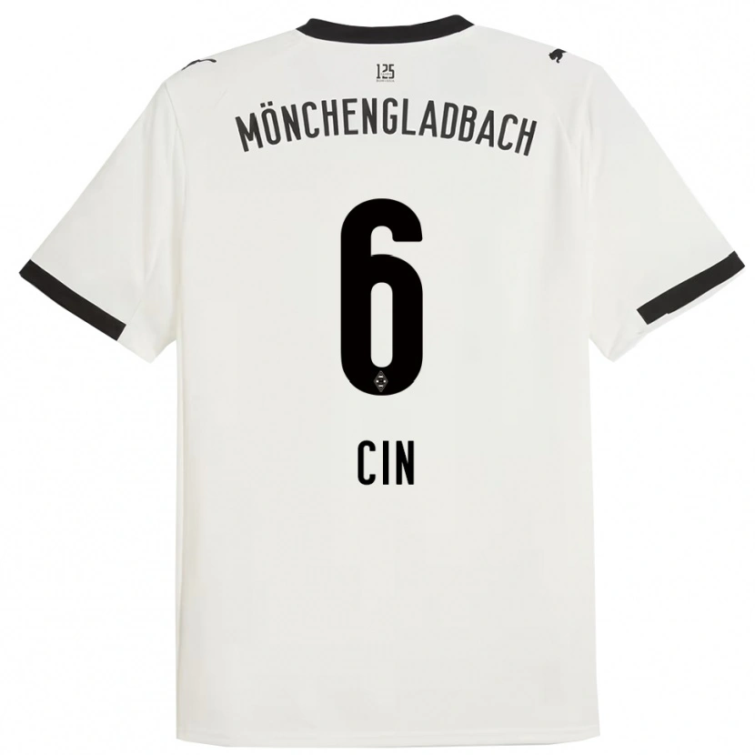 Danxen Mujer Camiseta Miray Cin #6 Blanco Negro 1ª Equipación 2025/26 La Camisa