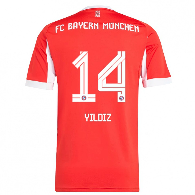 Danxen Mujer Camiseta Veis Yildiz #14 Rojo Blanco 1ª Equipación 2025/26 La Camisa
