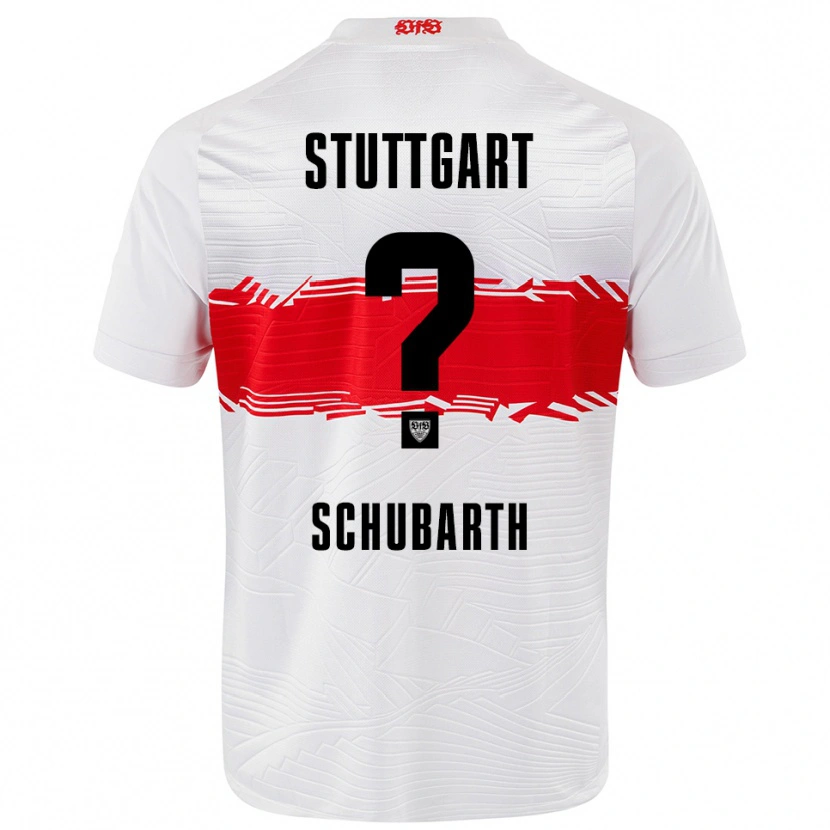 Danxen Mujer Camiseta Till Schubarth #0 Blanco Rojo 1ª Equipación 2025/26 La Camisa