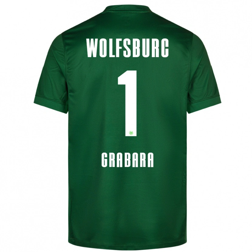 Danxen Mujer Camiseta Kamil Grabara #1 Verde Blanco 1ª Equipación 2025/26 La Camisa