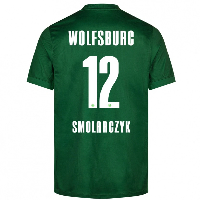 Danxen Mujer Camiseta Nelly Smolarczyk #12 Verde Blanco 1ª Equipación 2025/26 La Camisa