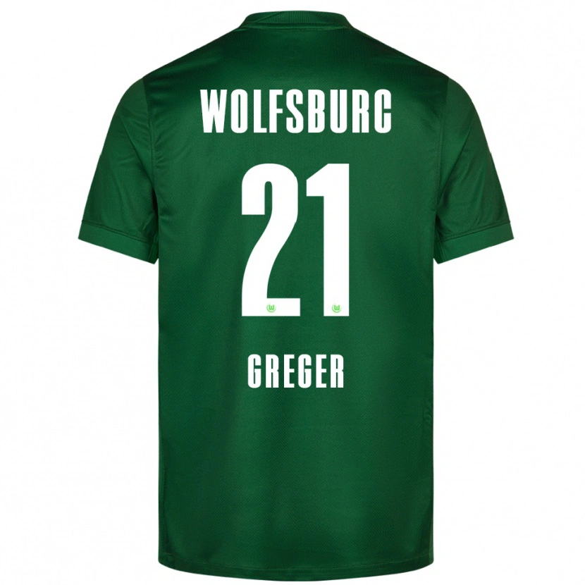 Danxen Mujer Camiseta Max Greger #21 Verde Blanco 1ª Equipación 2025/26 La Camisa