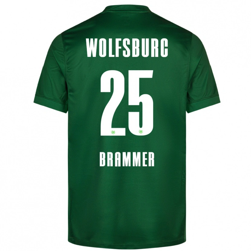 Danxen Mujer Camiseta Ole Brammer #25 Verde Blanco 1ª Equipación 2025/26 La Camisa