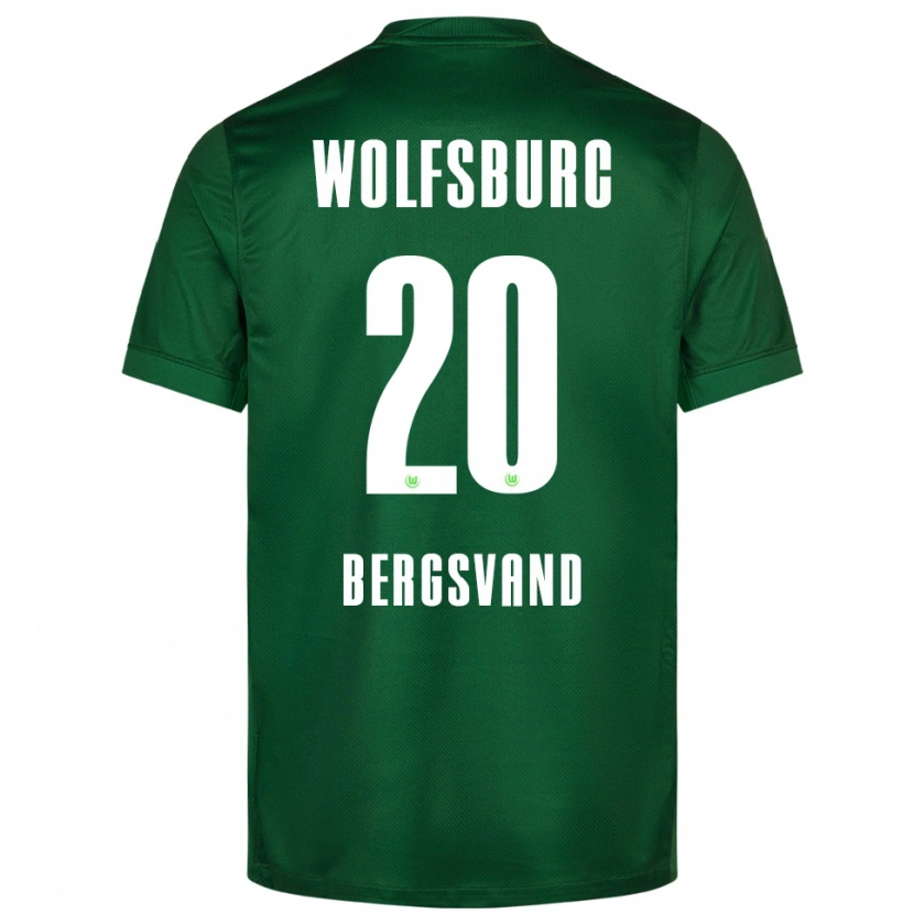Danxen Mujer Camiseta Guro Bergsvand #20 Verde Blanco 1ª Equipación 2025/26 La Camisa