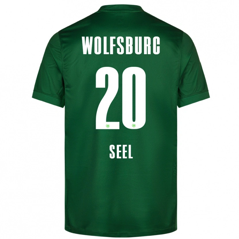 Danxen Mujer Camiseta William Seel #20 Verde Blanco 1ª Equipación 2025/26 La Camisa