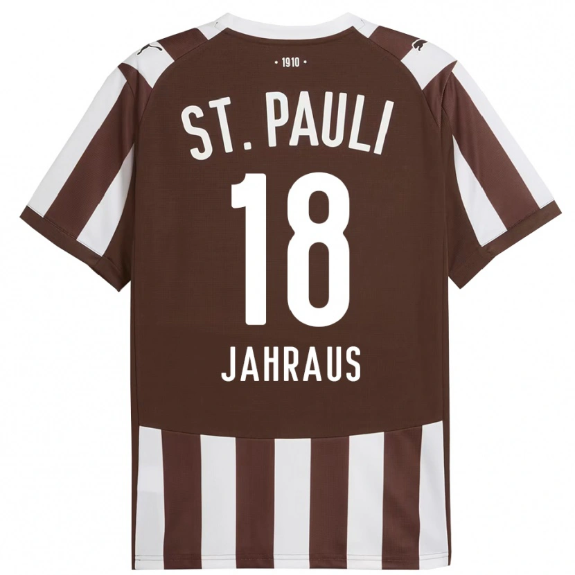 Danxen Mujer Camiseta Luis Jahraus #18 Café Blanco 1ª Equipación 2025/26 La Camisa
