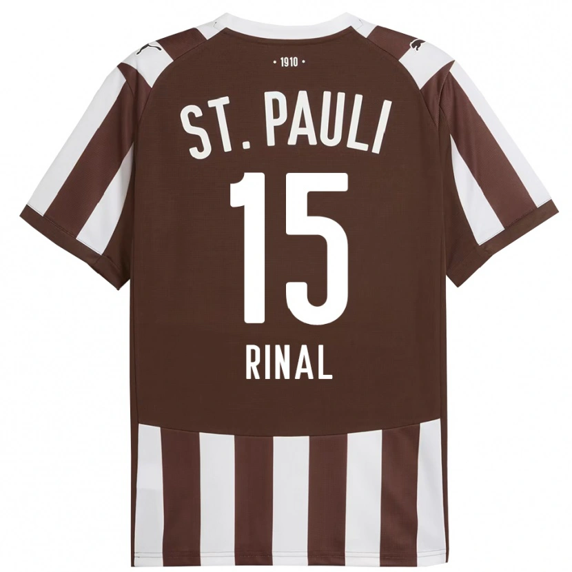 Danxen Mujer Camiseta Selcuk Rinal #15 Café Blanco 1ª Equipación 2025/26 La Camisa