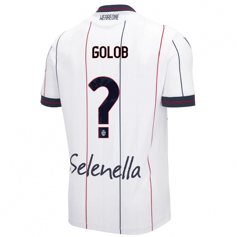 Danxen Mujer Camiseta Lana Golob #0 Blanco Azul Real 2ª Equipación 2025/26 La Camisa