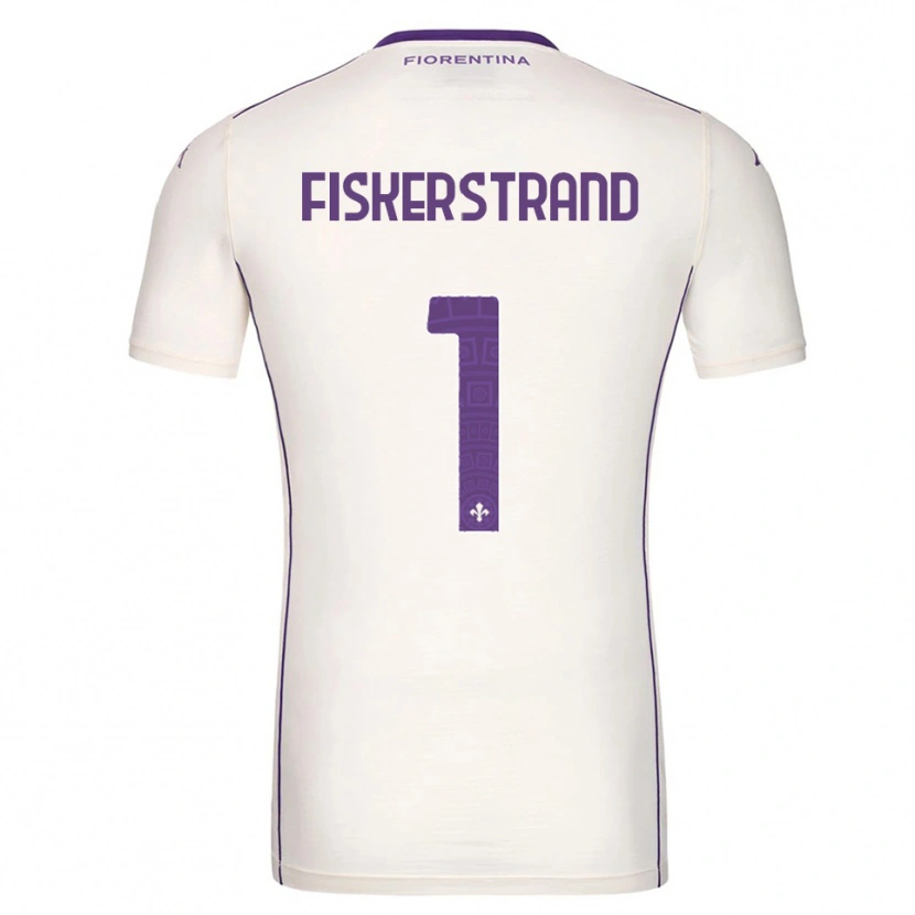 Danxen Mujer Camiseta Cecilie Fiskerstrand #1 Blanco Púrpura Rojo 2ª Equipación 2025/26 La Camisa