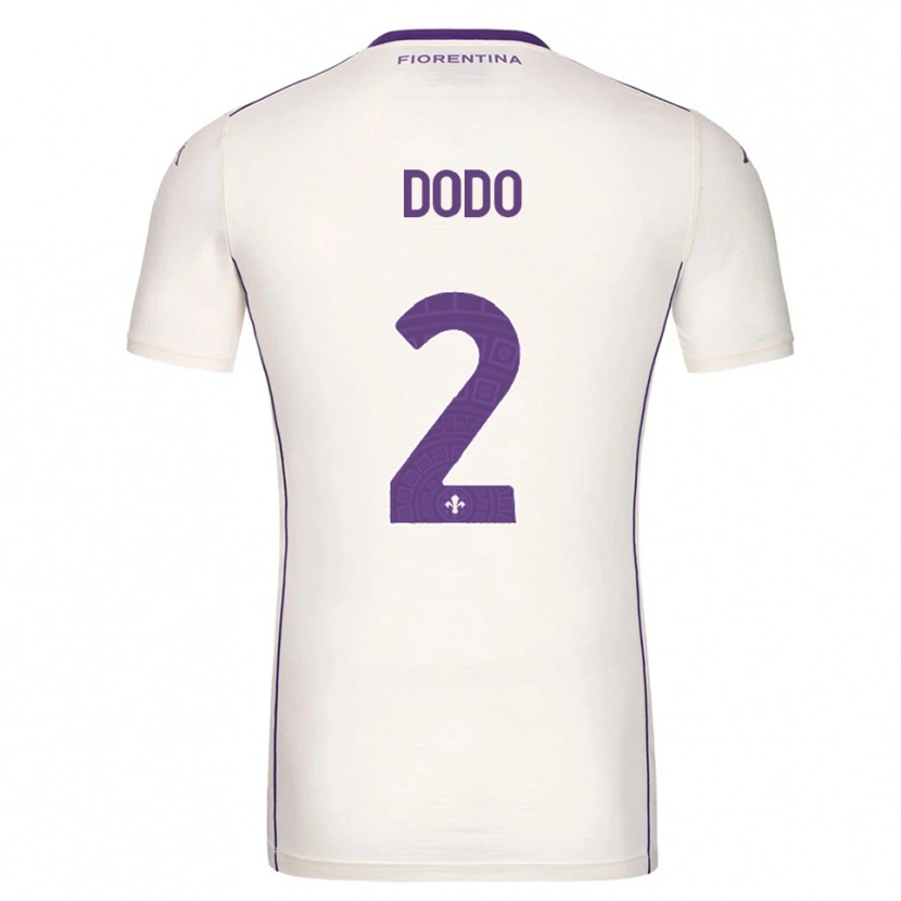 Danxen Mujer Camiseta Dodô #2 Blanco Púrpura Rojo 2ª Equipación 2025/26 La Camisa