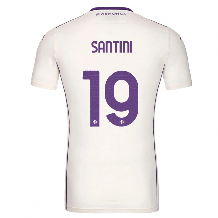 Danxen Mujer Camiseta Margherita Santini #19 Blanco Púrpura Rojo 2ª Equipación 2025/26 La Camisa