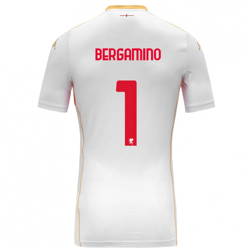 Danxen Mujer Camiseta Giovanni Bergamino #1 Blanco Rojo 2ª Equipación 2025/26 La Camisa