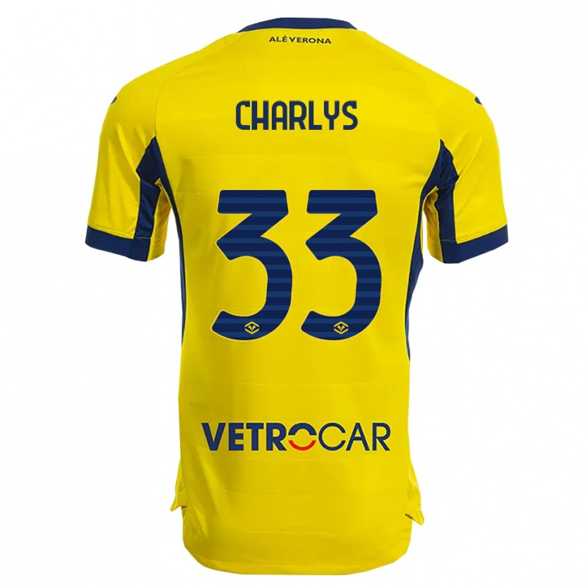 Danxen Mujer Camiseta Charlys #33 Amarillo Marino 2ª Equipación 2025/26 La Camisa